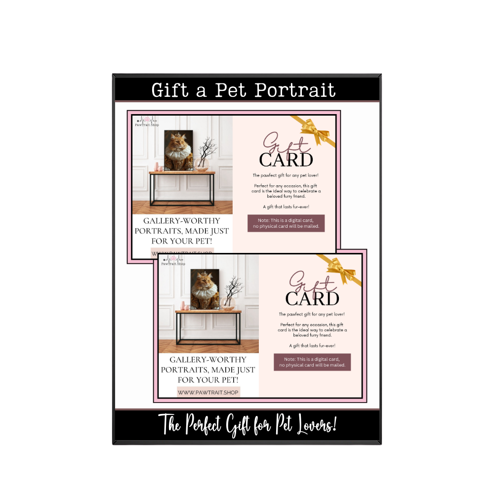 Pawtrait.Shop e-Gift Card